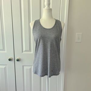 Striped Gray Sleeveless Top